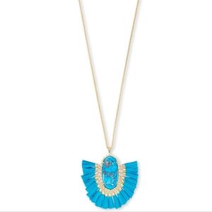 Kendra Scott Turquoise and Gold Necklace